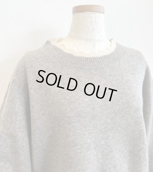 画像1: ヤクセーター　lace sweater (1)