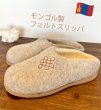 画像1: 羊毛フェルトスリッパ(室外にも使えるタイプ) (1)