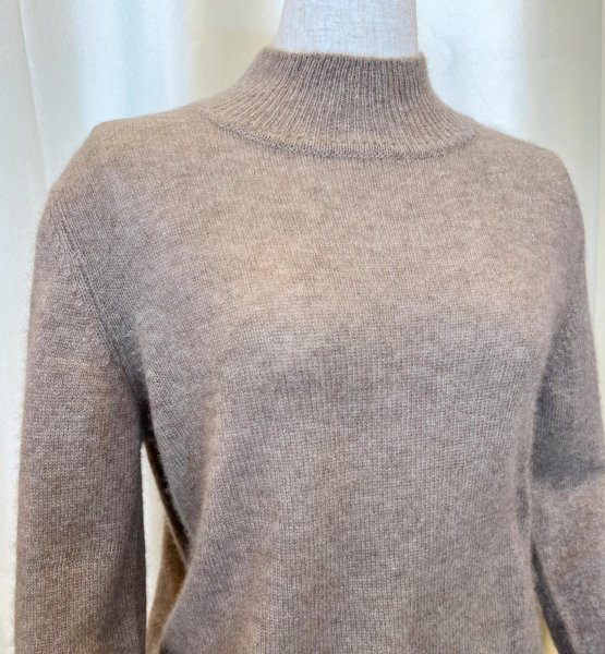 画像1: カシミヤハイネックセーター (1)