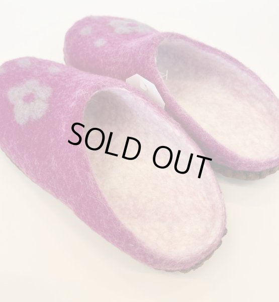 画像2: 羊毛フェルトスリッパ (2)