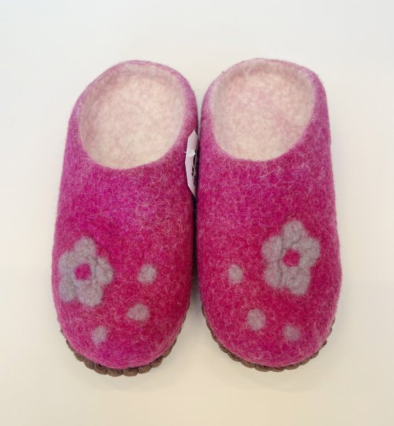 画像3: 羊毛フェルトスリッパ (3)