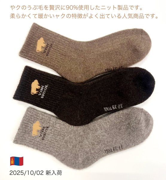 画像1: ヤク靴下 (1)