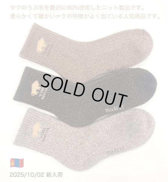 画像1: ヤク靴下 (1)