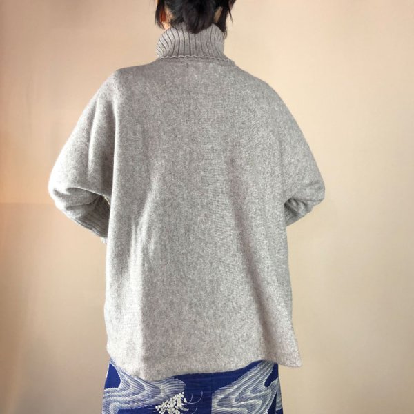 画像3: ハイネック・ドルマンセーター (3)